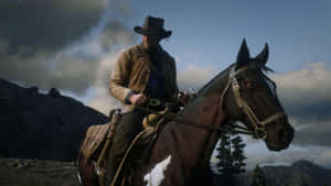 Arthur_ Morgan_ On_ Horseback Wallpaper