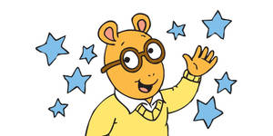 Arthur With Blue Stars Wallpaper