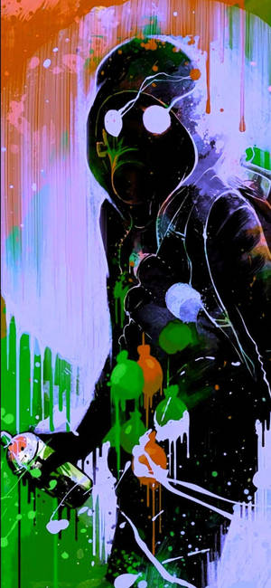 Artist Behind The Graffiti Iphone Wallpaper