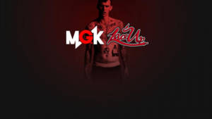 Artist Mgk Lace Up Logo Wallpaper