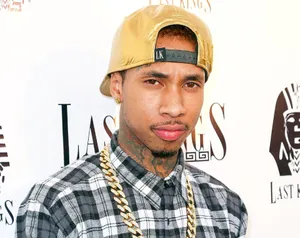 Artist Tyga Performing At Live Concert Wallpaper