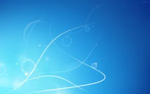 Artistic Blue Windows 7 Cover Wallpaper