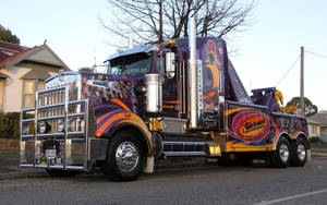 Artistic Kenworth W900 Wallpaper