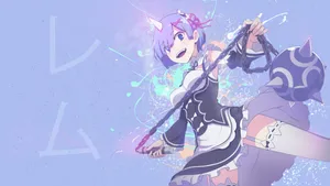 Artwork Hd Rem Of Re Zero Wallpaper