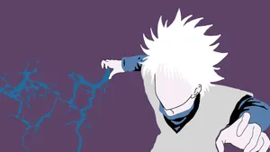 Artwork Of No Face Killua Wallpaper
