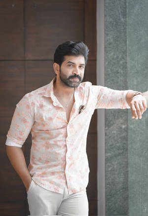 Arun Vijay Leaning On Window Wallpaper