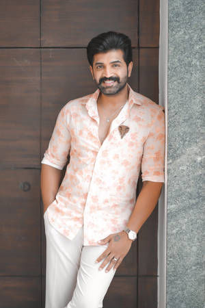 Arun Vijay Wooden Elephant Brooch Wallpaper