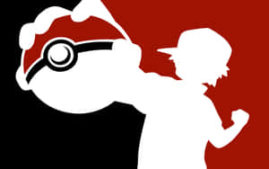 Ash Ketchum Pokeball Silhouette Wallpaper