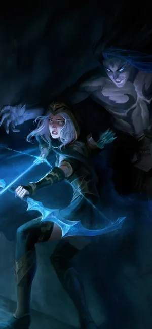 Ashe Kayn League Of Legends Iphone Wallpaper