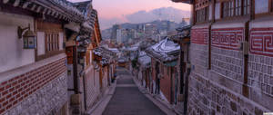 Asia Bukchon Hanok Seoul South Korea Wallpaper