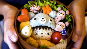 Asian Kawaii Bento Box Wallpaper