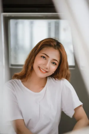 Asian Woman With A Lovely Smile Wallpaper