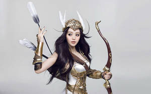 Asian Women Archer Wallpaper