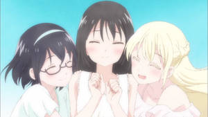 Asobi Asobase Dreamy Scene Wallpaper