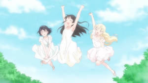 Asobi Asobase Jump Shot Wallpaper