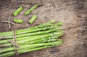 Asparagus Tied With A Brown Rope Wallpaper