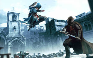 Assassin's Creed Altair Vs Templar Wallpaper