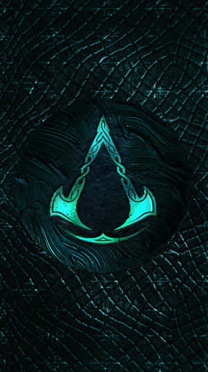 Assassin's Creed Logo On A Black Background Wallpaper