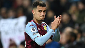 Aston Villa Player Philippe Coutinho Wallpaper