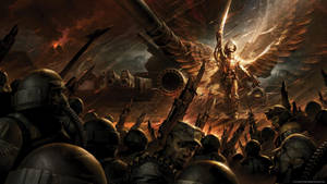 Astra Militarum Cadians In Battle Warhammer 40k Wallpaper