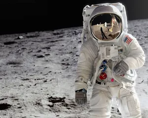 Astronaut Gazing At The Stars Wallpaper