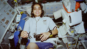 Astronaut Kalpana Chawla Space Mission Wallpaper