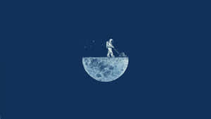 Astronaut Minimalist Hd Wallpaper