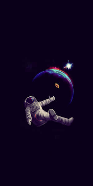 Astronaut_ Spacewalk_ Artistic_ Rendering Wallpaper