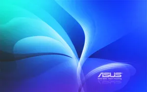 Asus Blue Green Abstract Wallpaper