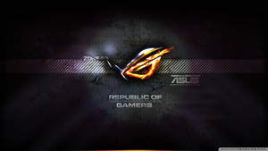 Asus Flaming Rog Logo Wallpaper