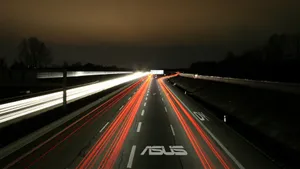 Asus Night Road Aesthetic Wallpaper