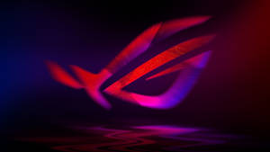 Asus Rog 4k Gaming Pink And Purple Logo Wallpaper