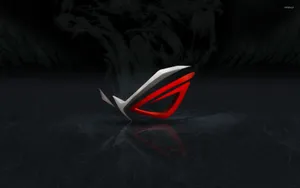 Asus Rog Logo Black Wallpaper