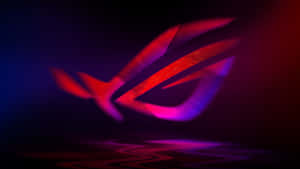 Asus Rog Logo On A Dark Background Wallpaper