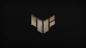 Asus T U F Gaming Logoon Black Background Wallpaper