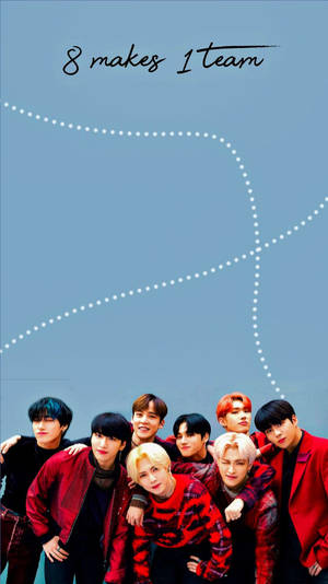 Ateez 8 Makes 1 Team Wallpaper