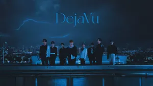 Ateez On Rooftop Desktop Wallpaper