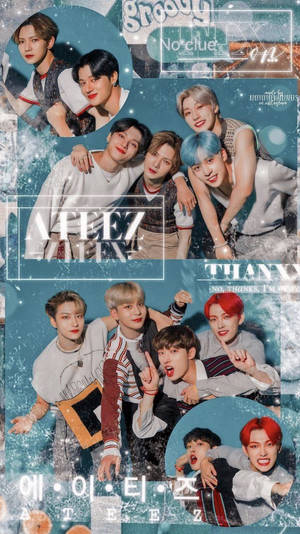 Ateez Sparkly Wallpaper