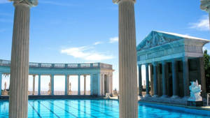 Athens World Greece Pool Wallpaper