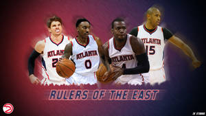 Atlanta Hawks Rulers Of East Wallpaper