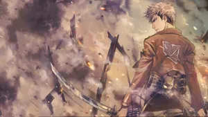 Attack On Titan Jean Kirstein In Uniform Wallpaper