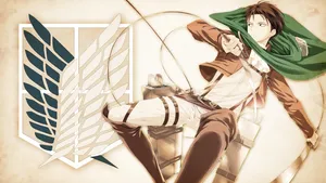 Attack On Titan Levi Scouting Legion Wallpaper