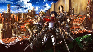 Attack On Titans 4k Iron Rods Wallpaper