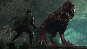 Attack The Monster In Awesome Rpg Action - Monster Hunter Desktop Wallpaper