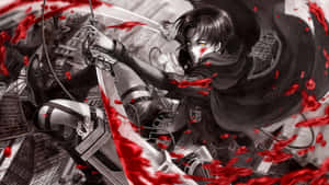 Attackon Titan Action Scene Wallpaper