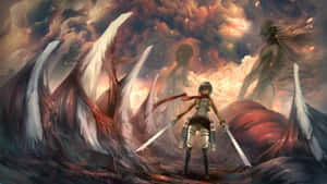 Attackon Titan Epic Standoff Wallpaper