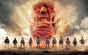 Attackon Titan Faceoff Wallpaper