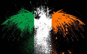 Attractive Irish Eagle Flag Wallpaper