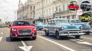 Audi Car In Cuba Wallpaper