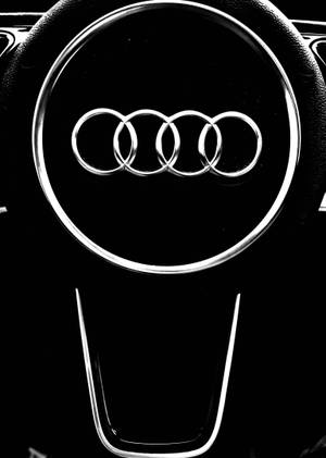 Audi Logo Black Lover Phone Background Wallpaper